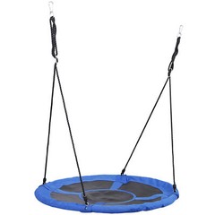 48″ Flying Saucer Web Circle Swing for Gift Playground Backyard Indoor/Outdoor