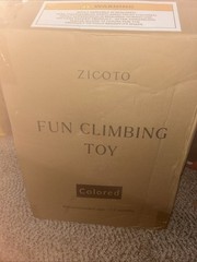 ZICOTO Fun Climbing Toy Set for Toddlers Aged 1-3 – Incl. Crawl Through Tunne…