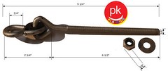 Swing Set Hanger – Zinc Plated 3/8″ (1 Pair) (6″ Long)