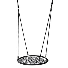Spider Web Saucer Swing 40 inch for Tree Kids with Steel Frame and Hanging Rope