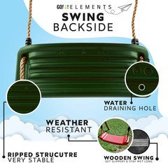 Kids Indoor/Outdoor Swing Seat | Adjustable Non-Slip Durable Plastic Replacement