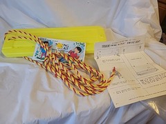 Vintage PLASTIC Yellow SWING SEAT with Rope New! Irwin Swing N Play