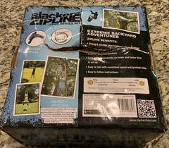 Slackers Zipline 70’ Hawk Series Kit Flyer Trolley Hardware 200 Lbs New Open Box