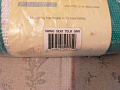 KidSeats Toddler Swing Seat Green Midwest Sewing Playset Add On NOS 764803500159