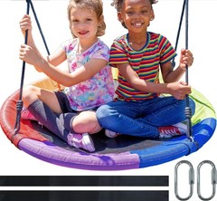 40″ Super Fun Super Saucer Swing, Great for Kids 3-8