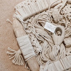 Handmade Macrame Baby Swing Natural Rope Hammock for Baby Macrame Swing Chair…