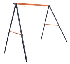 40″ Saucer Tree Swing Set Round + Swing Stand A-Frame Combo Outdoor Garden Kids