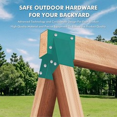 A-Frame Middle Swing Set Bracket Kit, Wood Swing Hardware for Outdoor Playground