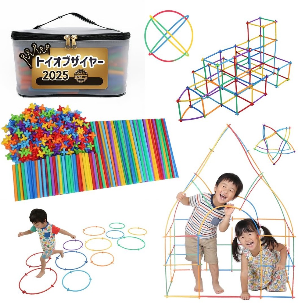 Lon-Bi DIY Indoor Building Toy Set 560 Pieces