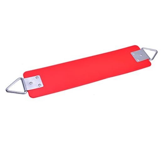 Swing Seat, 30.4 x 6 x 0.27 Inch Yard Swing for Kids & Adults with Metal Red