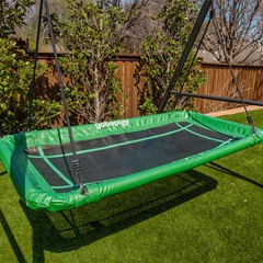 gobaplay Rectangle Tree Swing, 46″ x 25″ Platform (Swingset Frame Not Included)