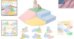 Educational 4-Piece Toddler Climbing Blocks – Soft, Safe, and Engaging Play