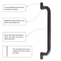 17 Inch Black Safety Playground Handles Pack of 4- Playset Handles,… Fast Ship
