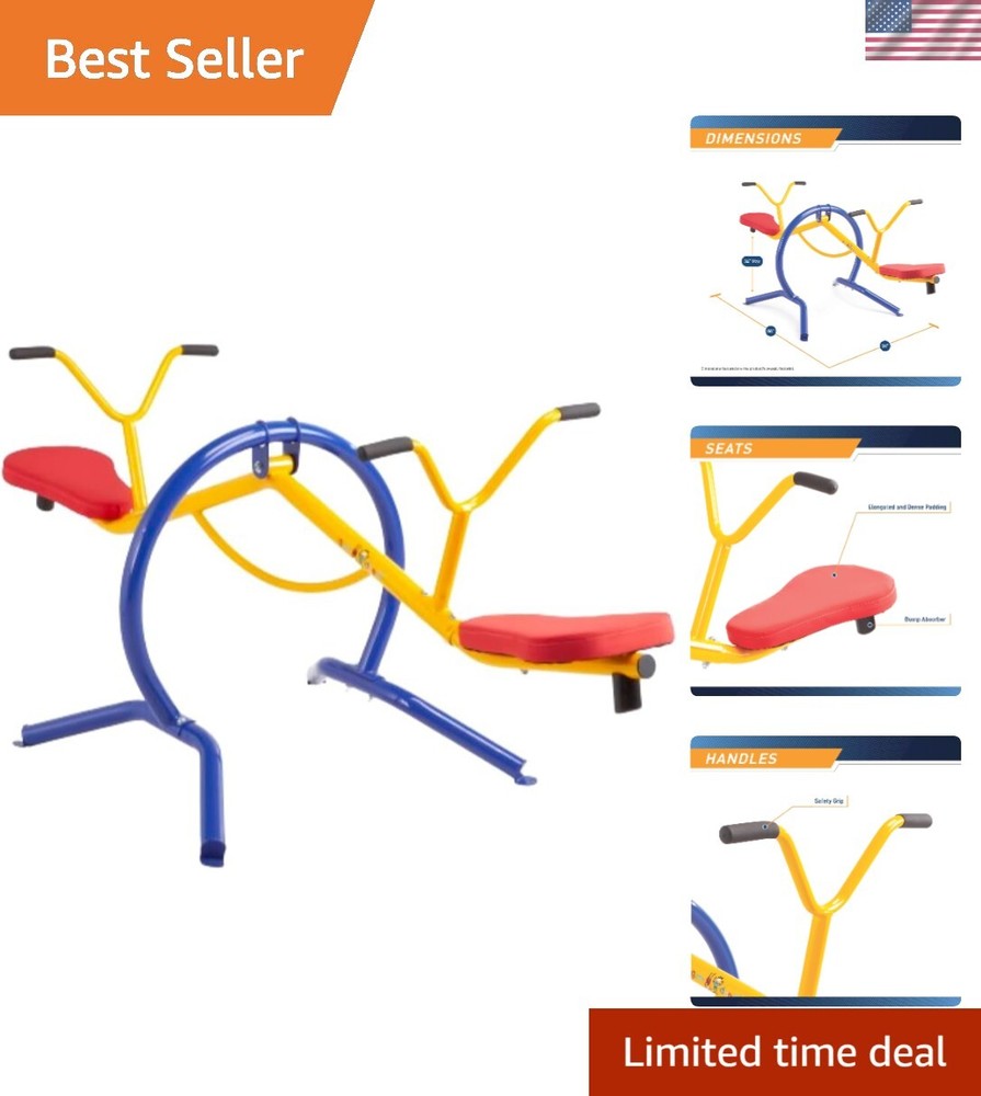 Teeter-Totter Home Seesaw Playground Set , Multi Colored, 37.00 x 31.00 x 85….