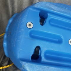 Vintage Step 2 Penguin Swing Blue Toddler Baby