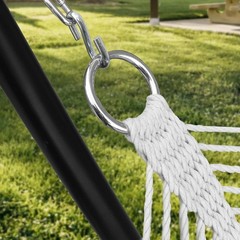 FDKJEJC 2 Pack 3.3-Inch Heavy Duty S Hooks, 304 Stainless Steel Swing Hammock…