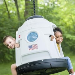 Step2 Space Capsule Swing, Kids Indoor/Outdoor Swing or Playhouse, Backyard