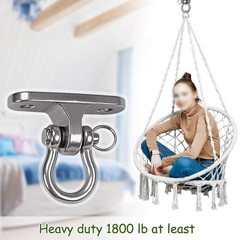 Gwongvvei Heavy Duty Swing Hanger Stainless Steel 304 Antirust, 1800 lb Capac…