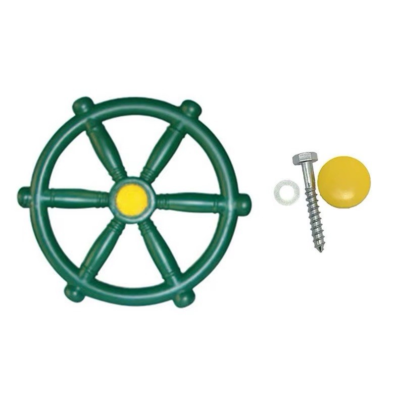 Playground Accessories Pirate Ship Wheel for Kids Outdoor Playhouse
