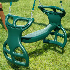 Dual-Ride Glider Swing