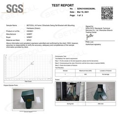 A-Frame 2 Brackets Swing Set Bracket with Mounting Hardware (Green)