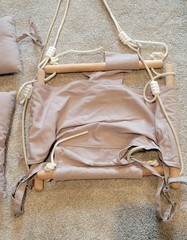 Baby/Toddler Swing Outdoor/Indoor Swing Seat, Canvas Hanging (Used Indoors)