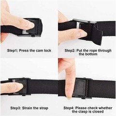 4 Pack Tie Down Strap,5ft x 1″ Lashing Straps with Adjustable Buckle Heavy Du…