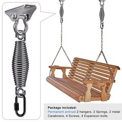 SELEWARE Porch Swing Hangers Stainless Steel Swing Hooks Heavy Duty Swing Set Ho