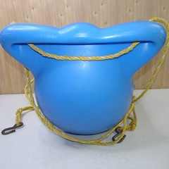 Vintage Step 2 Baby Toddler Blue Dolphin Outdoor Swing Made In USA