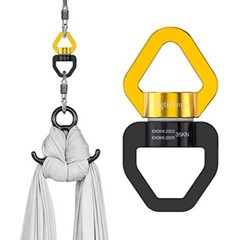 Swing Swivel, 35KN Safety Rotational Device, Swing Spinner for Web Tree Swing