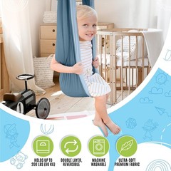 Sensory Swing for Kids Indoor Ceiling/Outdoor Tree Hanging Kit – Therapeutic …