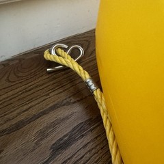 Little Tikes Vintage 1983 Toddler Swing Seat Yellow & Blue with Safety Belt