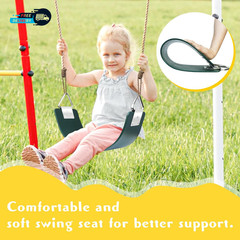 Swing Seat with Metal Triangle Ring 30.4 X 5.9 Inch, Heavy Duty Swing Set