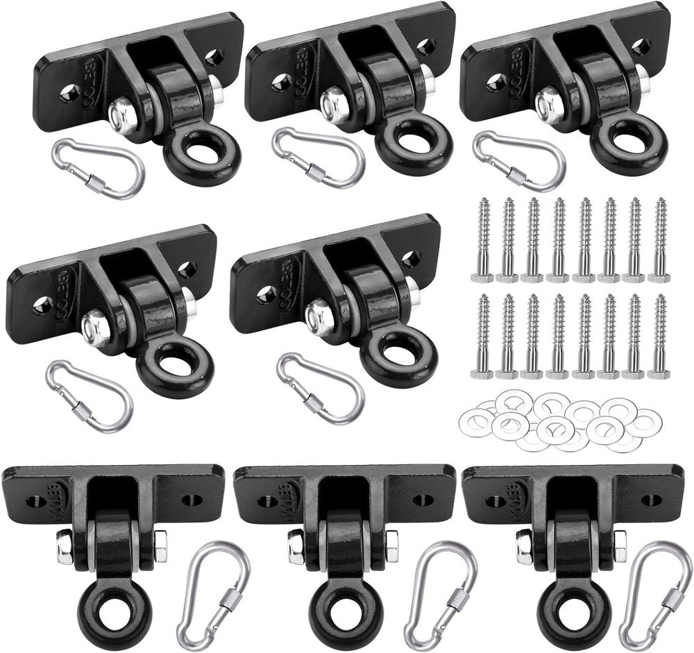 BETOOLL Heavy Duty Swing Hangers Swing Set Hardware Playground Porch Yoga Seat T
