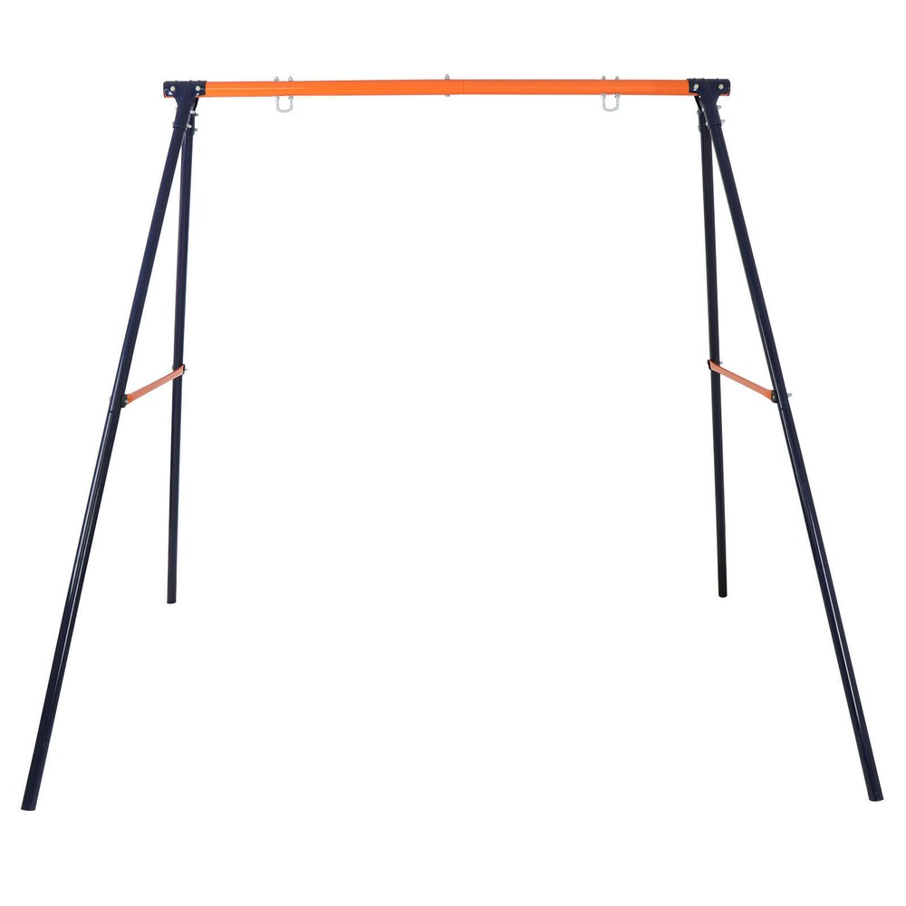 Hammock Chair Stand Powder Coated Steel Swing Set Frame Stand Weatherproof