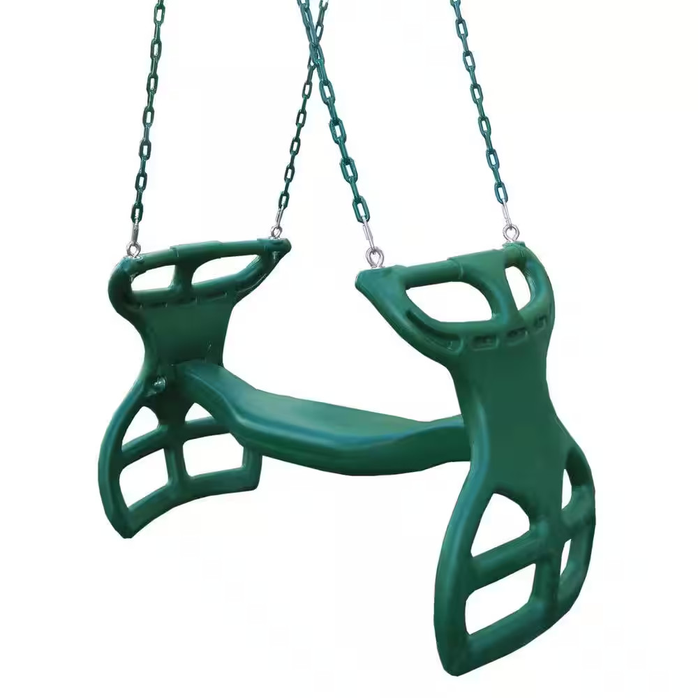 Dual-Ride Glider Swing