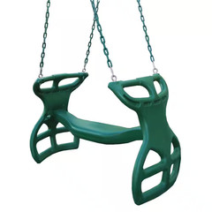 Dual-Ride Glider Swing