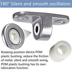 Permanent Antirust Stainless Steel Slient Bearing Swing Hanger,Heavy Duty 180…