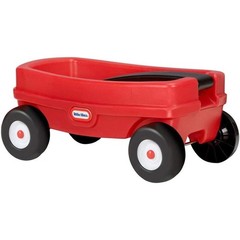 Toddler Red Wagon Lightweight Durable Indoor Outdoor Toy Carrier Foldable Safe