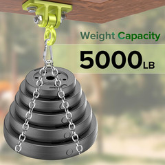 Swing Hangers for Wooden Sets Pack of 2 Heavy Duty Swingset Hardware with Lockin