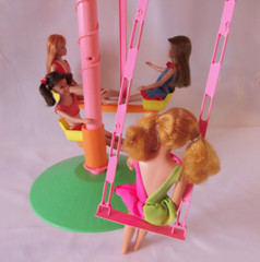 Vintage Mattel Barbie 1971 Skipper Swing-A-Rounder Gym HTF Rare Complete