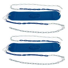 WS 4763 Heavy Duty Swing Seat Set of Outdoor Playground Swings Pack of 2 Blue