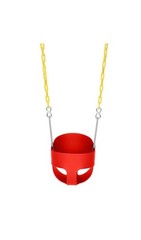 LALAHO Heavy-Duty High Back Full Bucket Toddler Swing Seat with Chain Assembled
