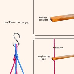 Hanging Square Ladder for Kids | Rope Ladder for Kids for Physical Activity l