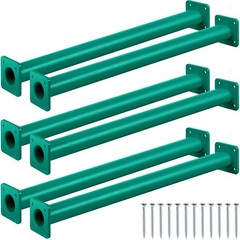 6 Pack 16.5″ Monkey Bars Playground Ladder Rungs Kit – Swing Set Grab Handles fo