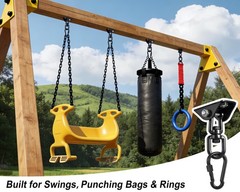 Porch Swing Hanging Kit Heavy Duty 1000lbs Stainless Steel, Easy to Install S…