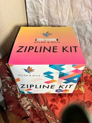 Dylan & Kylie Zip Line Kit for Kids/Adults 120 ft up to 380 lbs.