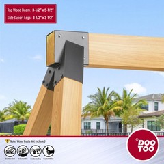 Heavy Duty Swing Set Bracket,2-Pack A Frame Swing Brackets Kit with Mounting …