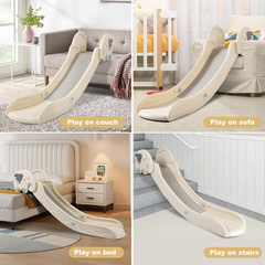 Indoor Couch Slide for Toddlers 1-3, Kids Baby Toddler Slide, Add-On for Modular