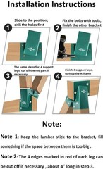 Heavy Duty Swing Sets Brackets Including 2 Black A-Frame Swing Set Brackets….